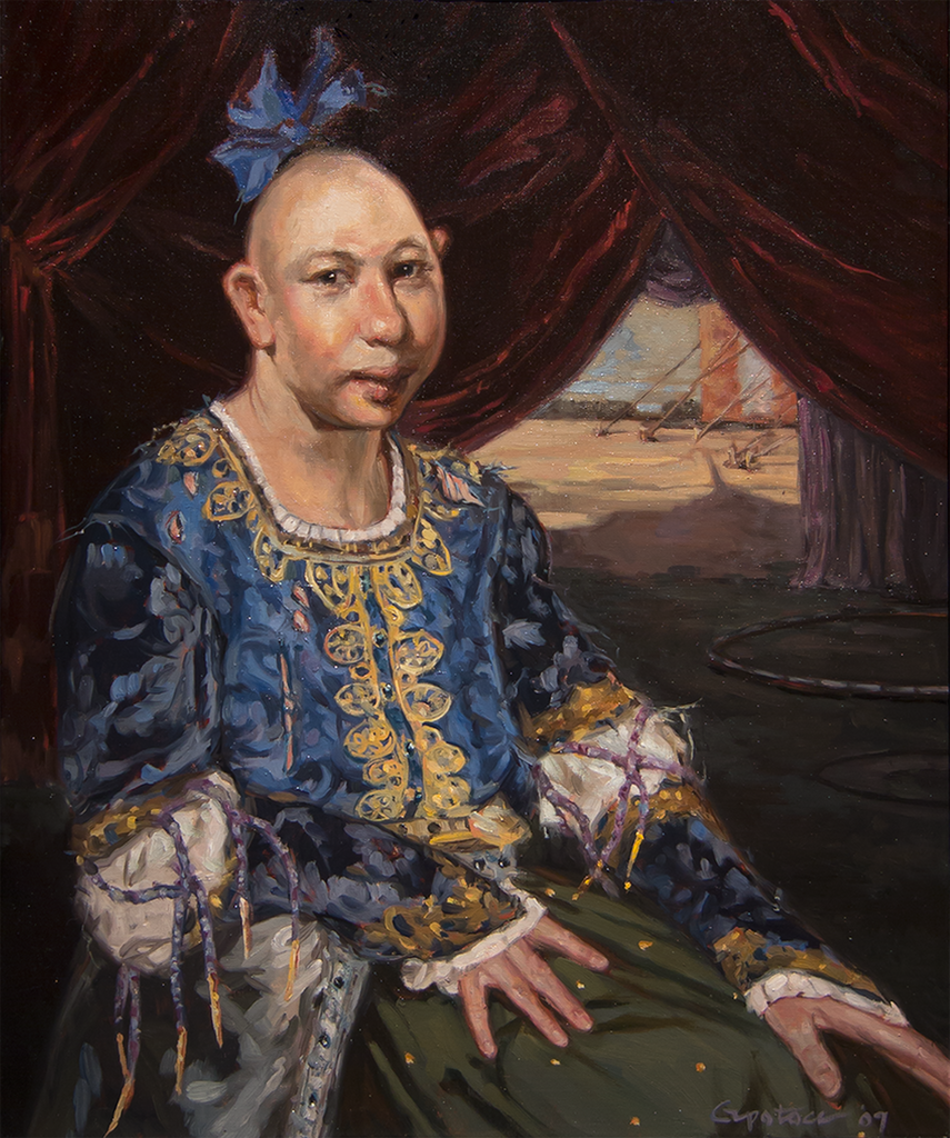 Jenny Lee Snow Pip Gail Potocki Freaks Sideshow Royal Portrait Series Symbolist Collection Fine Art Print