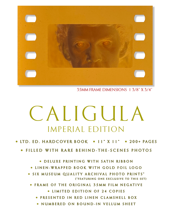 Caligula Film Photos from the Set Century Guild Book