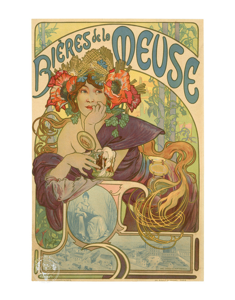 Bières de la Meuse (11x14 Patronage Print #40) – Century Guild