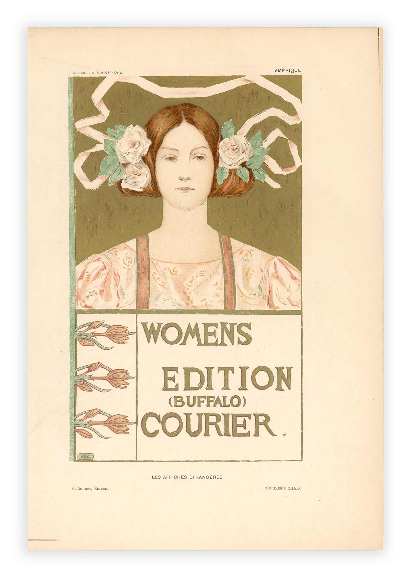 Tiffany「Flora & Fauna」洋書 ジョン・ローリングによる本 Women's Edition Buffalo Courier by Alice Russell Glenny