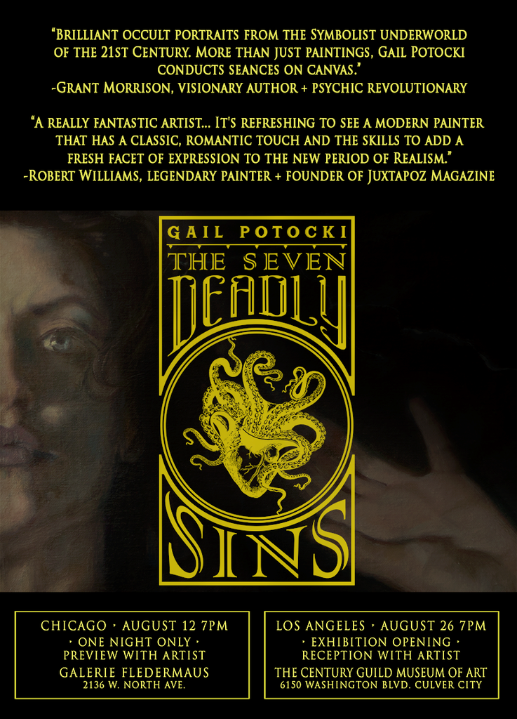 Gail Potocki The Seven Deadly Sins Exhibition Opens August 2017